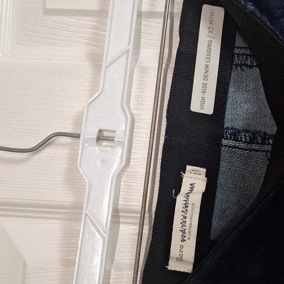 Anthropologie Pilcro & the Letterpress High Rise Denim Legging Sz 27 Inseam 24.5 - Picture 3 of 8